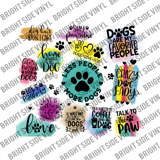 Dog Quotes Tumbler Wrap