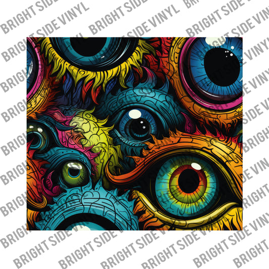 Monster Eyes #3 Tumbler Wrap