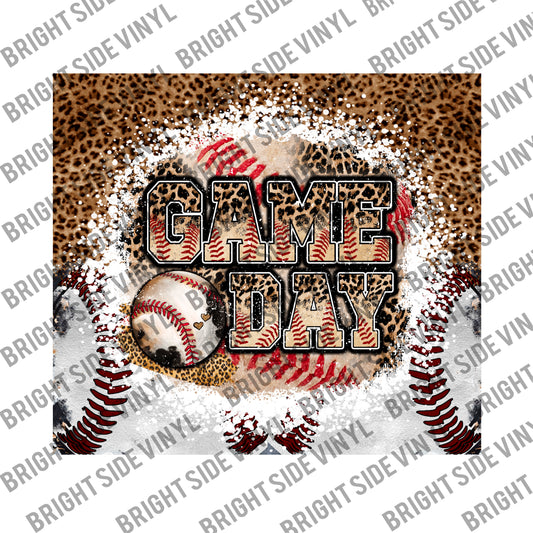 Leopard Game Day Tumbler Wrap