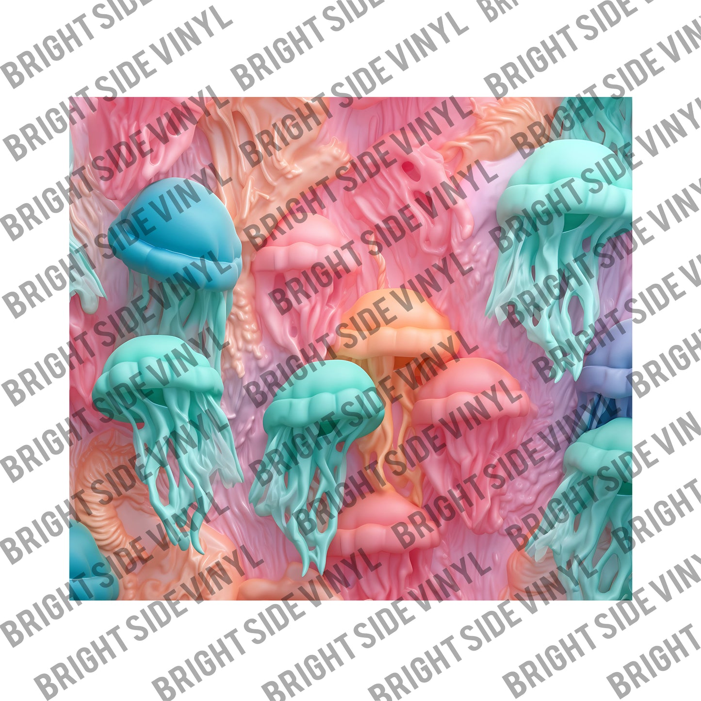 3D Jellyfish #2 Tumbler Wrap