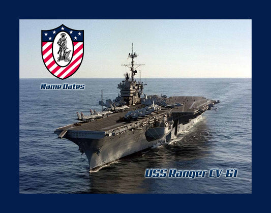 USS Ranger (CV-61) 16x20