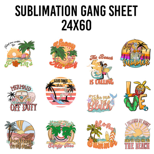 Sunshine Sublimation 24x60 Gang Sheet