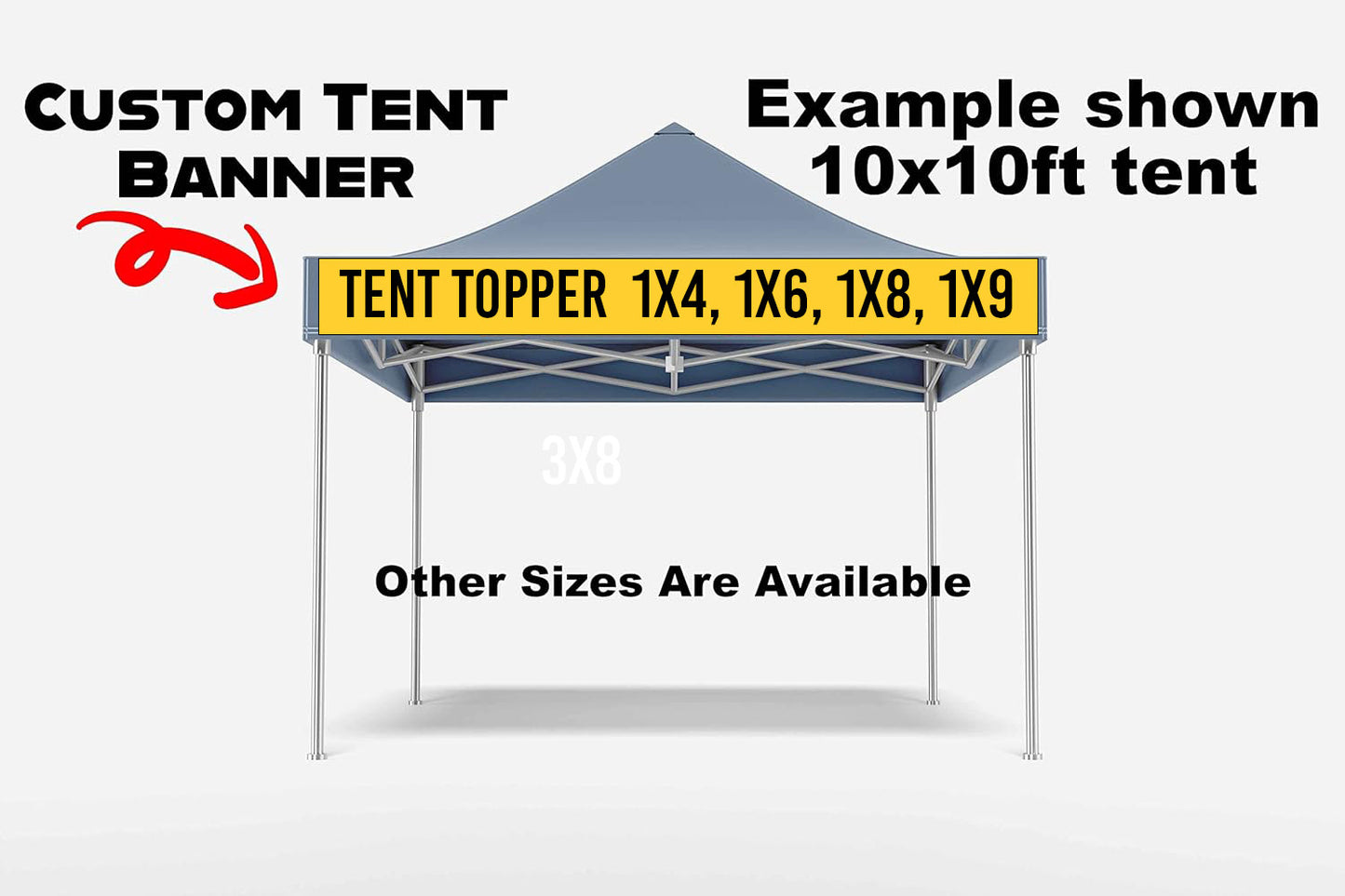 Tent / Canopy Banner / Tent Topper