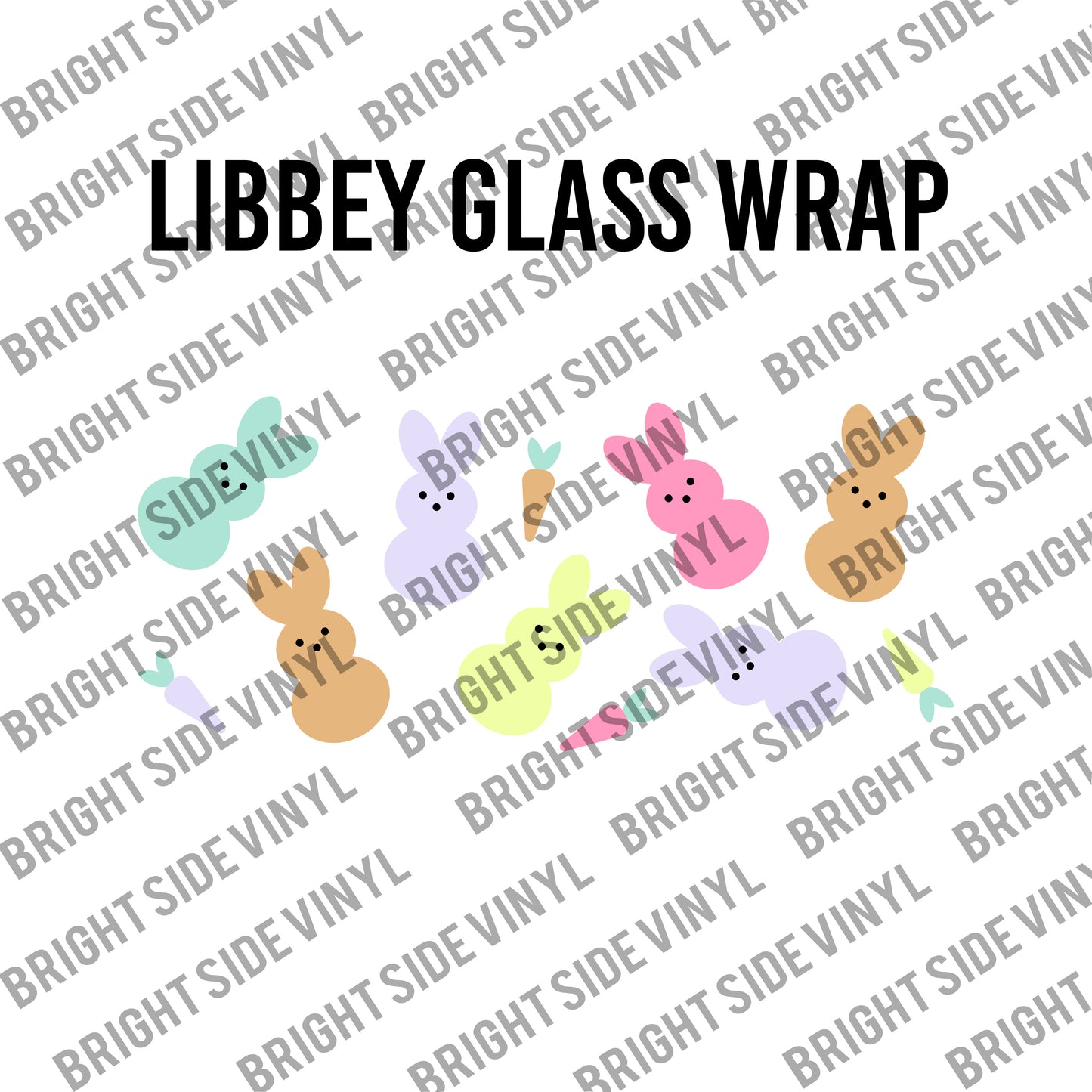 Bunny Carrot (Libbey Glass Wrap)