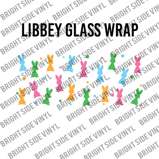 Easter Bunnies (Libbey Glass Wrap)