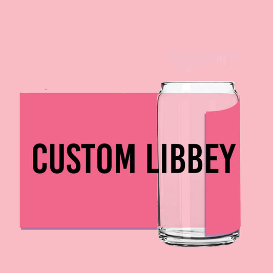 Custom Libbey Glass Cup