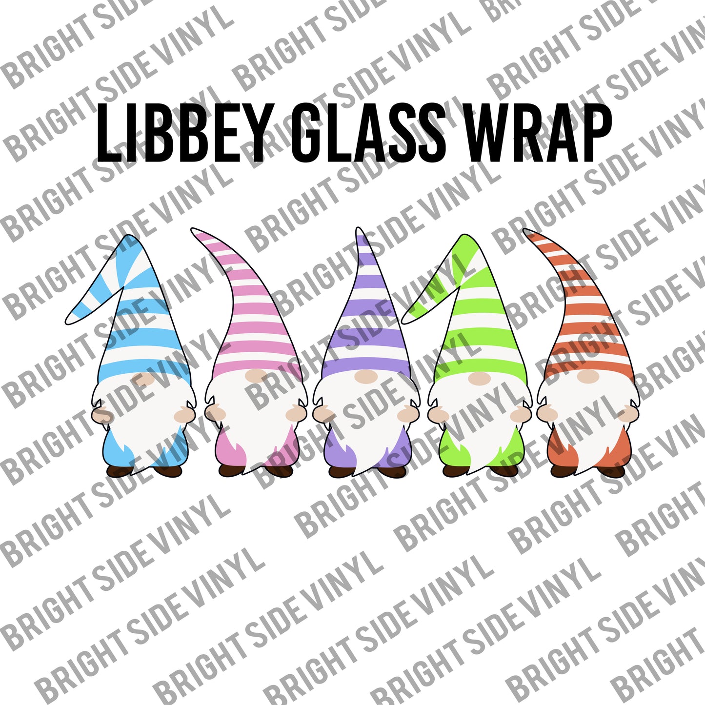 Easter Gnomes (Libbey Glass Wrap)