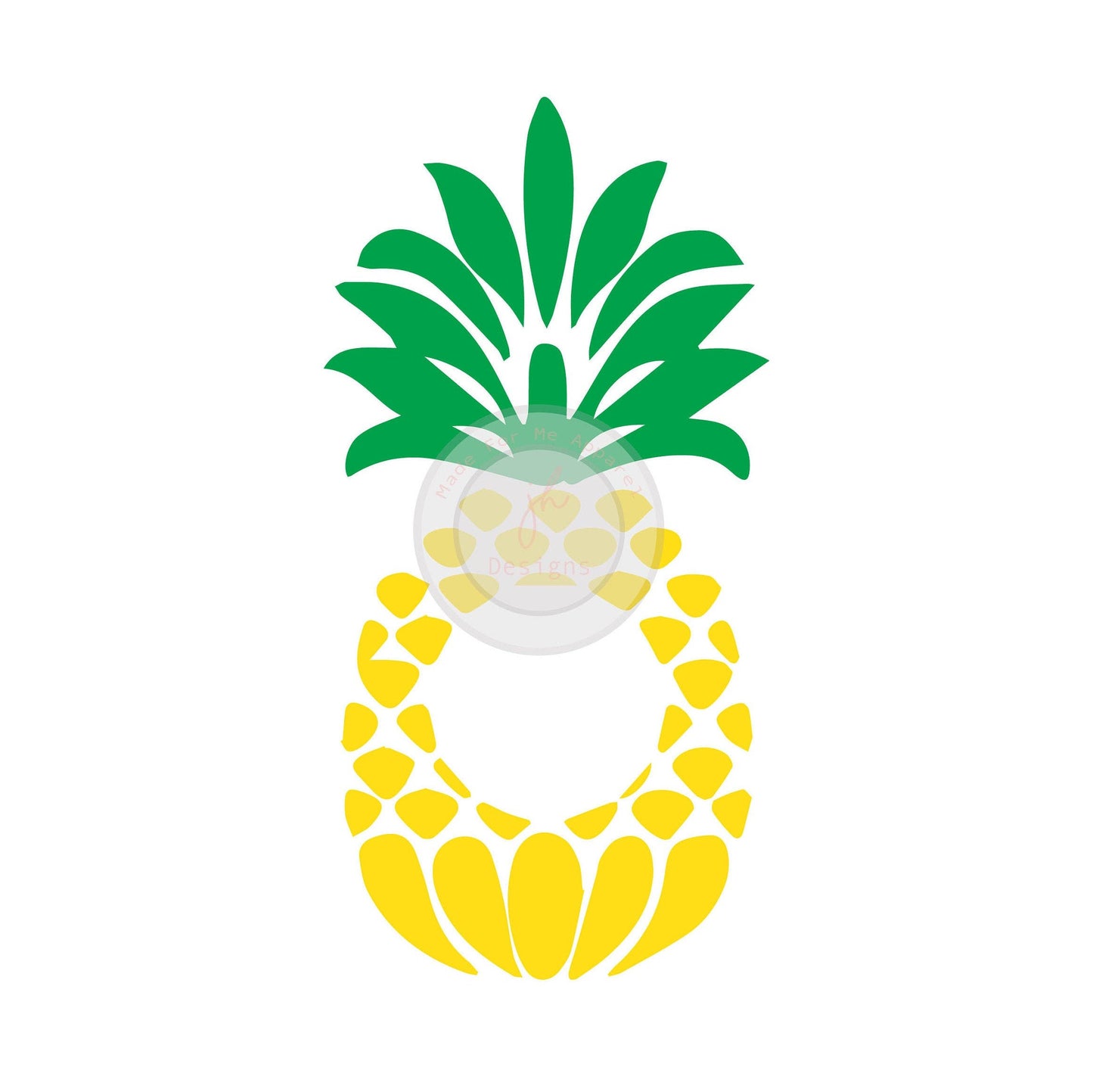 Pineapple Monogram SVG, Pineapple SVG