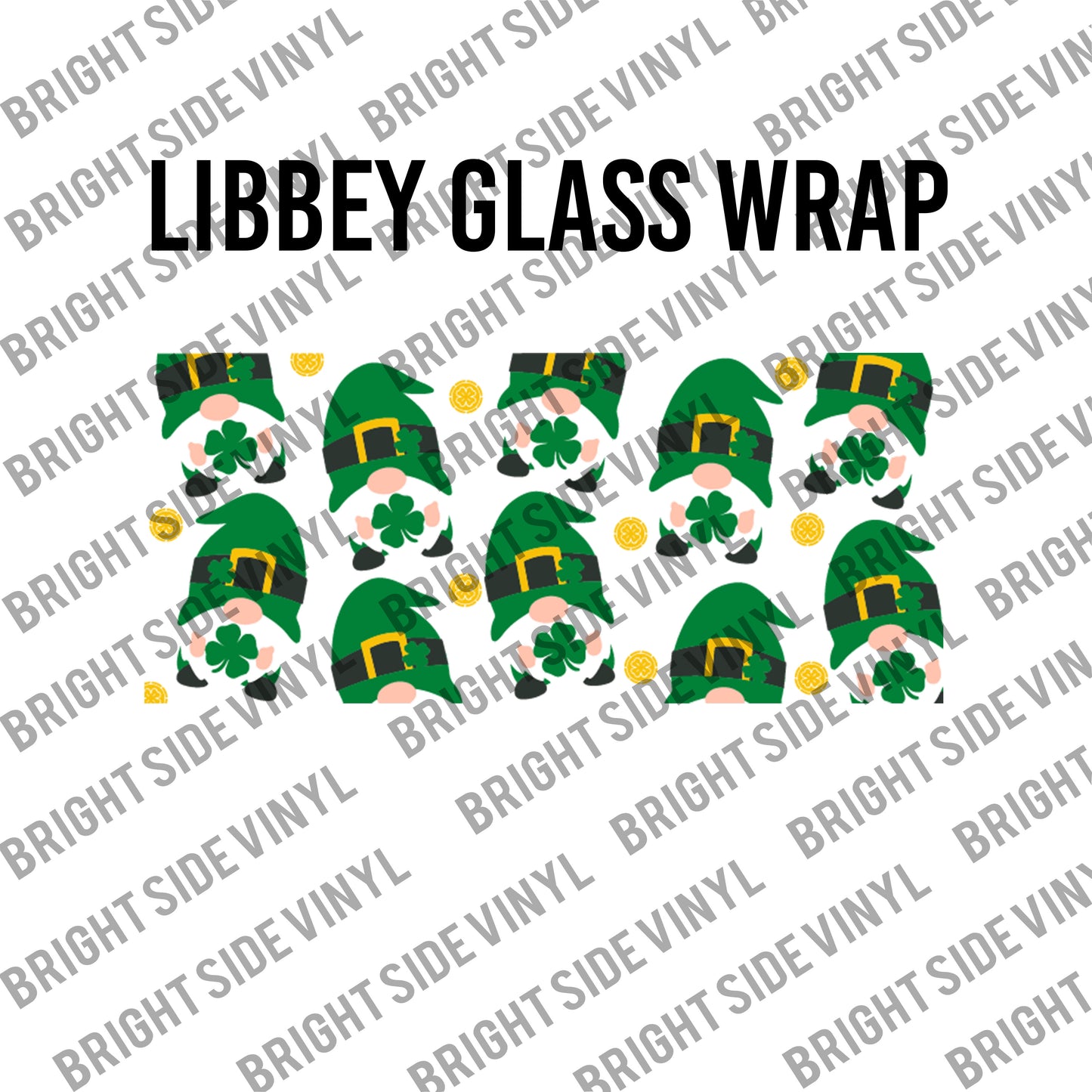St. Paddy’s Gnomes (Libbey Glass Wrap)