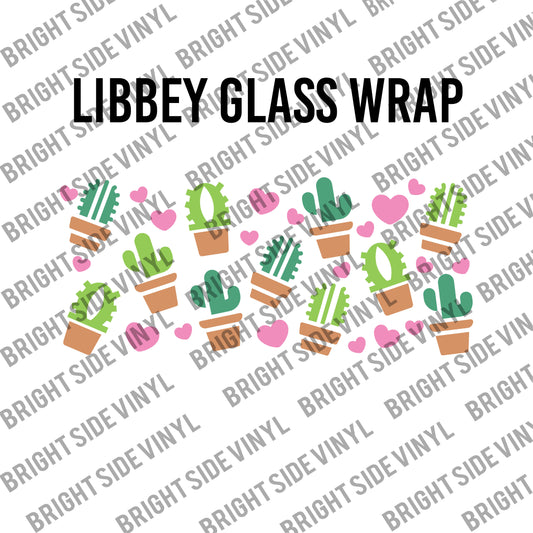 Cactus Love (Libbey Glass Wrap)