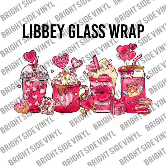 Kiss Latte (Libbey Glass Wrap)