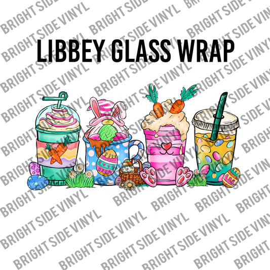 Easter Latte (Libbey Glass Wrap)