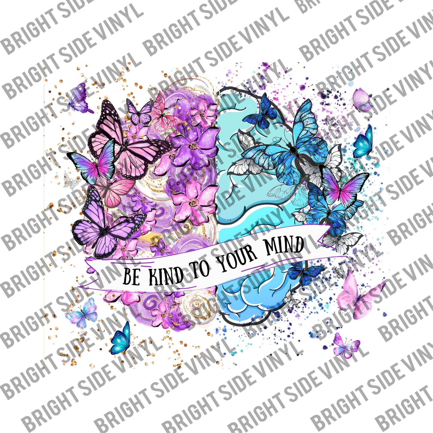 Be Kind To Your Mind Tumbler Wrap