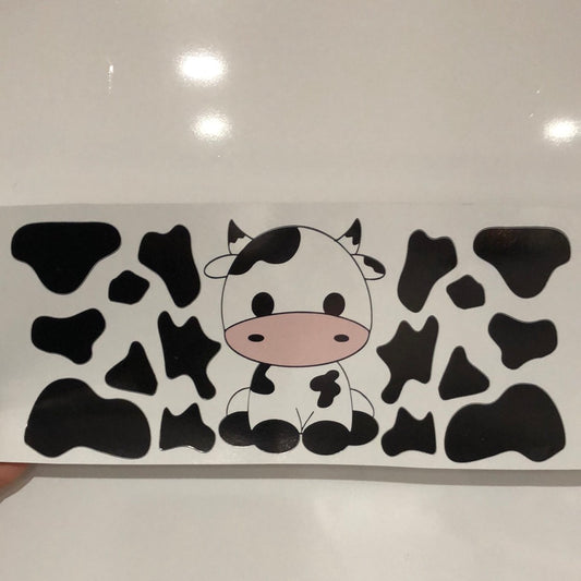 Black Cow Spots (Libbey Glass Wrap)