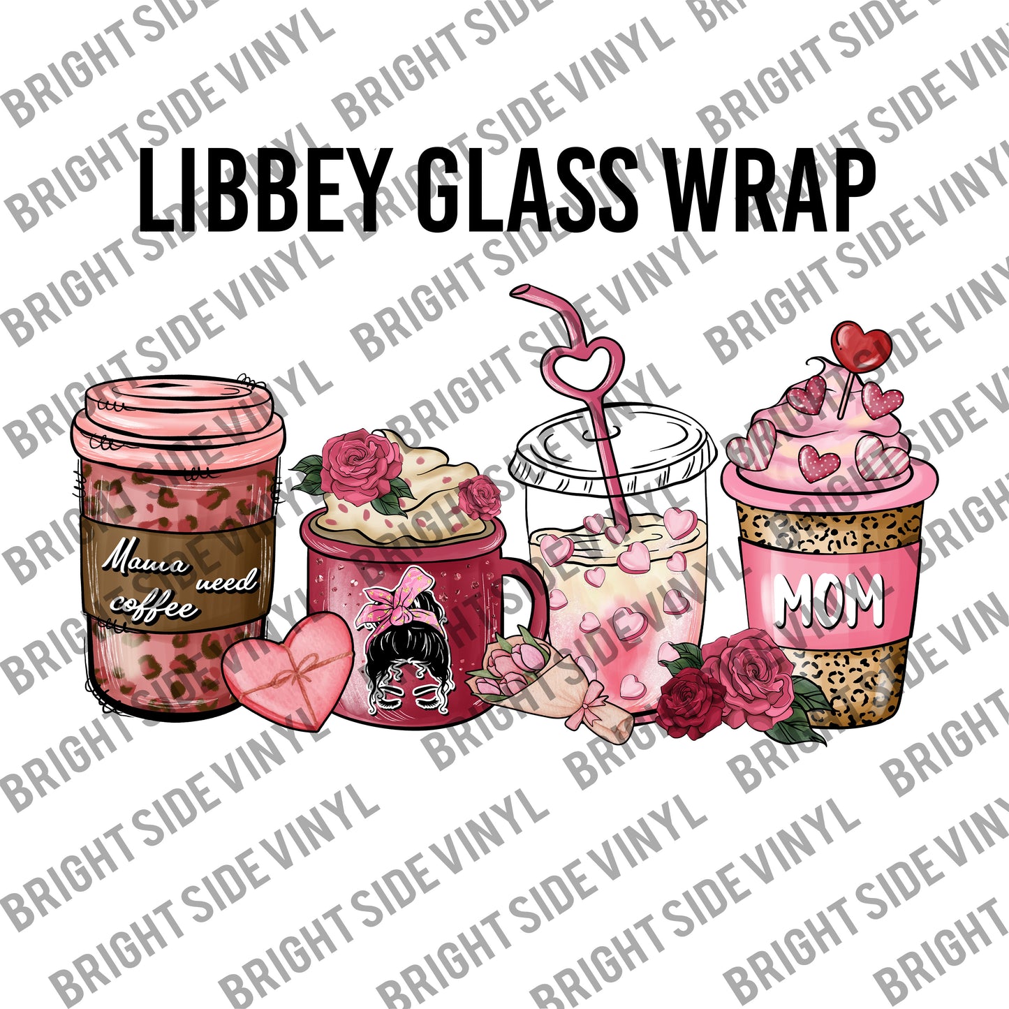 Mama Latte (Libbey Glass Wrap)