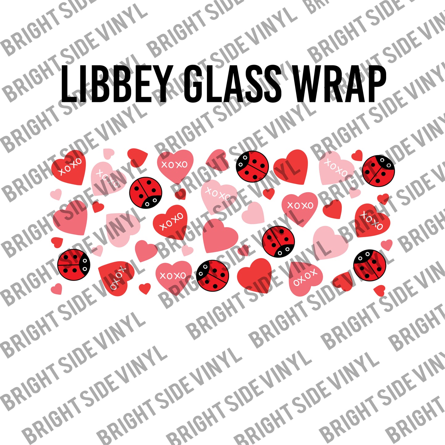 Lady Bugs Heart (Libby Glass Wrap)