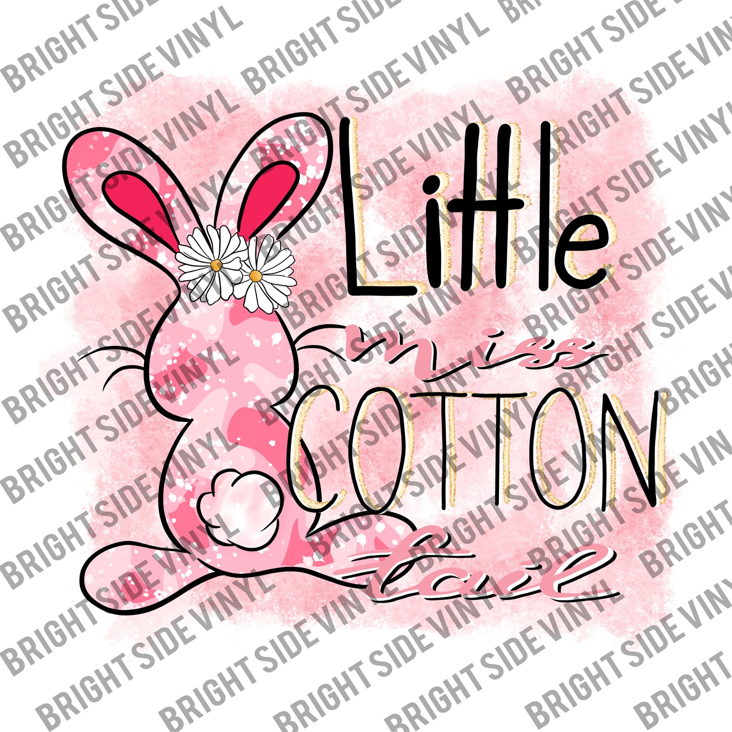 Little Miss Cotton Tail (Sublimation Transfer)